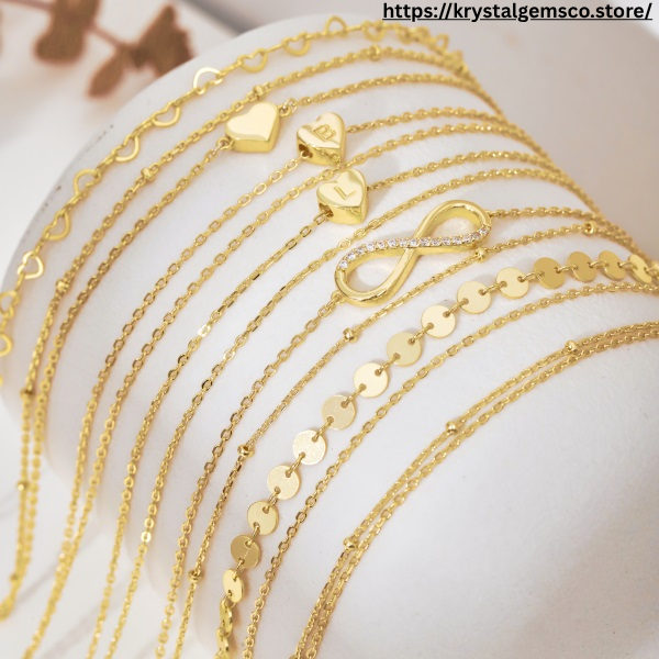 π Personalized Heart Initial Anklet β "B" Charmππ
