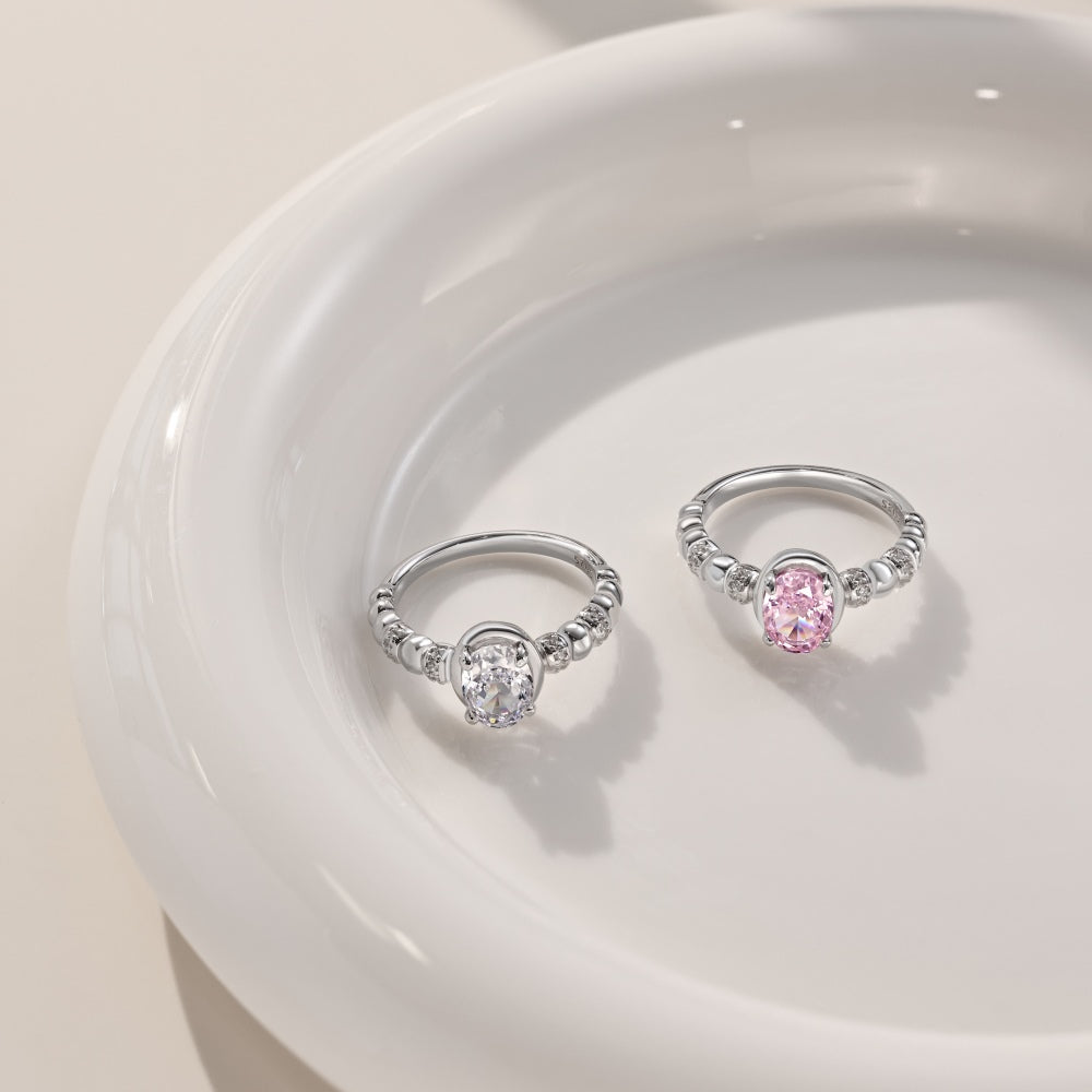 💗 Rosé Glimmer Vintage Ring