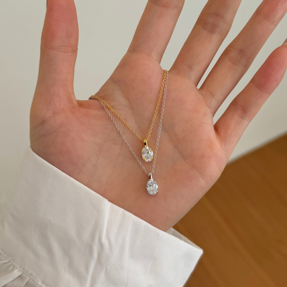 πβ¨ Elegant Solitaire Pendant Necklace β Timeless Sparkle β¨π
