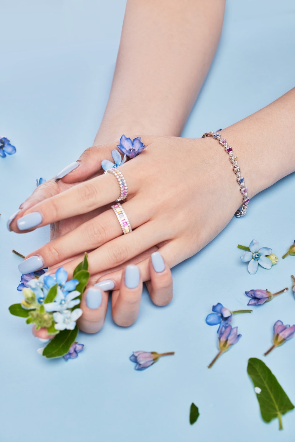 π Carousel Dreams Multicolor Baguette Bracelet in Sterling Silver β¨