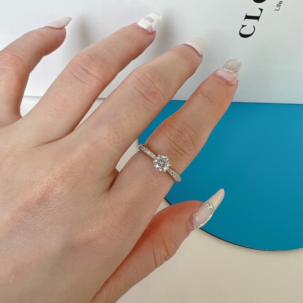 Radiant Elegance" BirthStone Sterling Silver Ring πβ¨