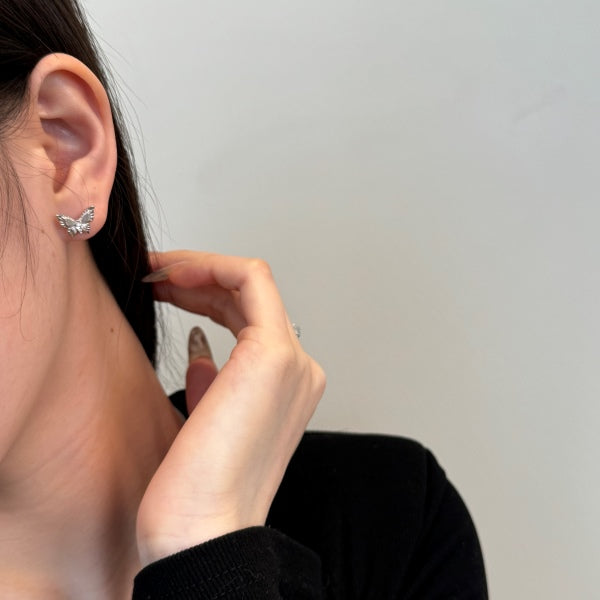š¦ Golden and Silver Flutter Butterfly Studs