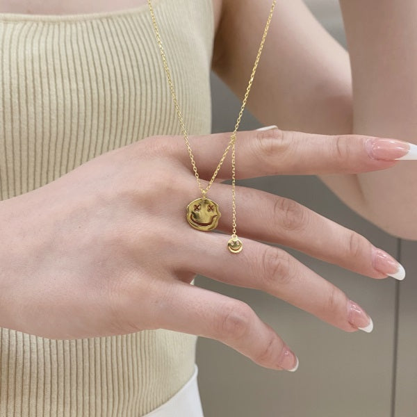 😎✨ Smiley Mood Drop Necklace