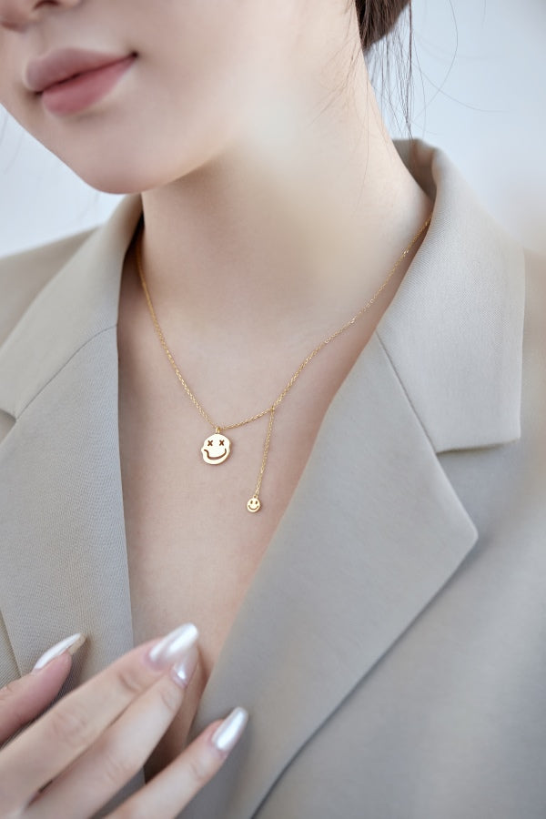 😎✨ Smiley Mood Drop Necklace