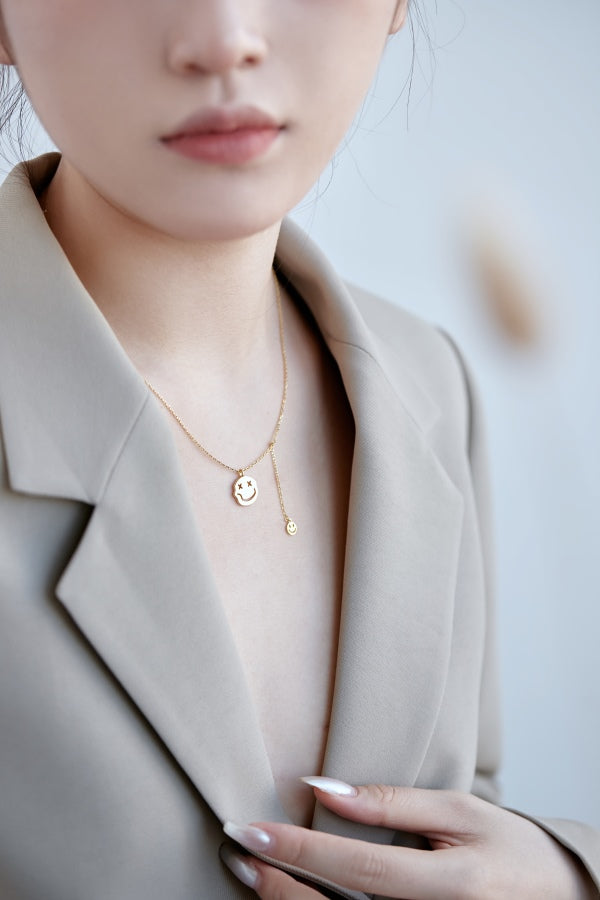 😎✨ Smiley Mood Drop Necklace