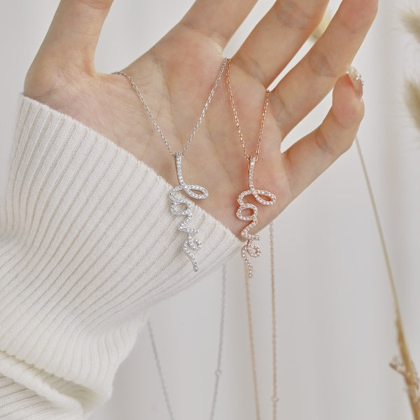 π Scripted in Love Necklace
