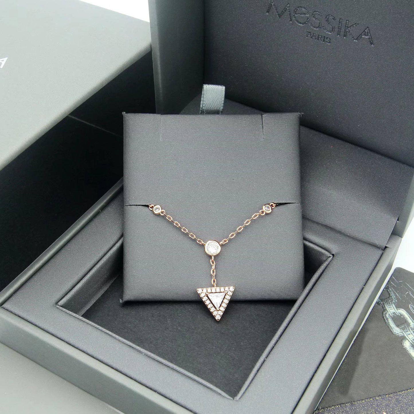 π Messika Paris Move Uno Diamond Drop Anklet β Rose Gold & Silver Elegance β¨
