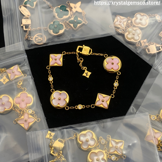 ✨ Louis Vuitton Blossom Bracelet – Mother-of-Pearl Monogram Collection ✨