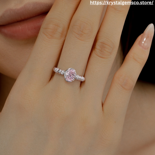 💗 Rosé Glimmer Vintage Ring