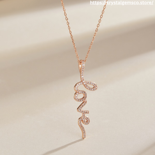 💞 Scripted in Love Necklace