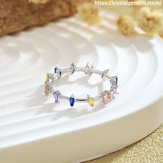 🌈✨ Confetti Spark Ring
