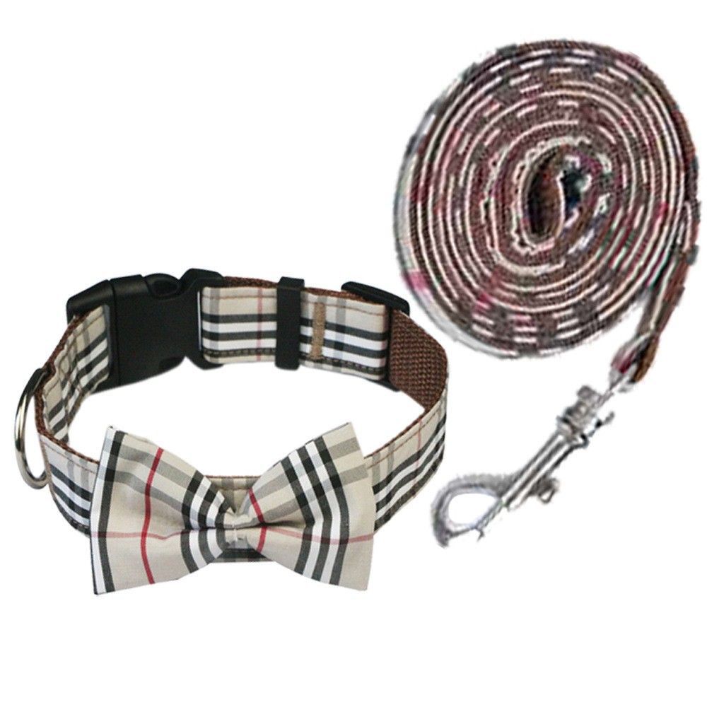 Luxury Bowtie Pet Collars – Designer-Inspired Adjustable Dog & Cat Accessories