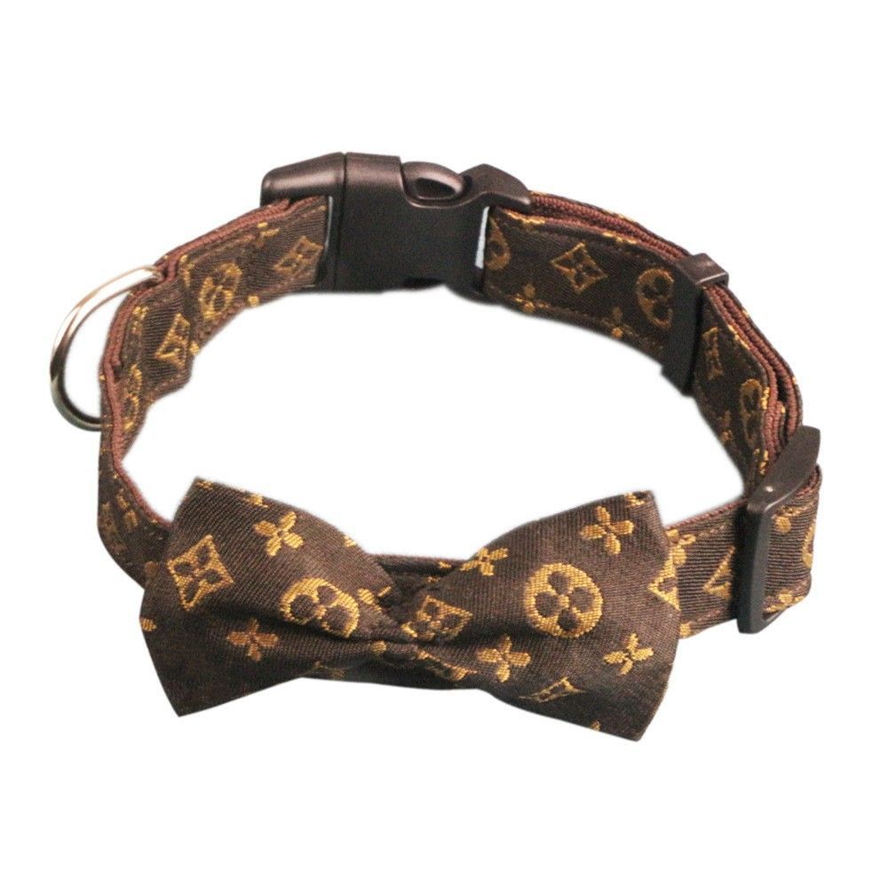 Luxury Bowtie Pet Collars – Designer-Inspired Adjustable Dog & Cat Accessories