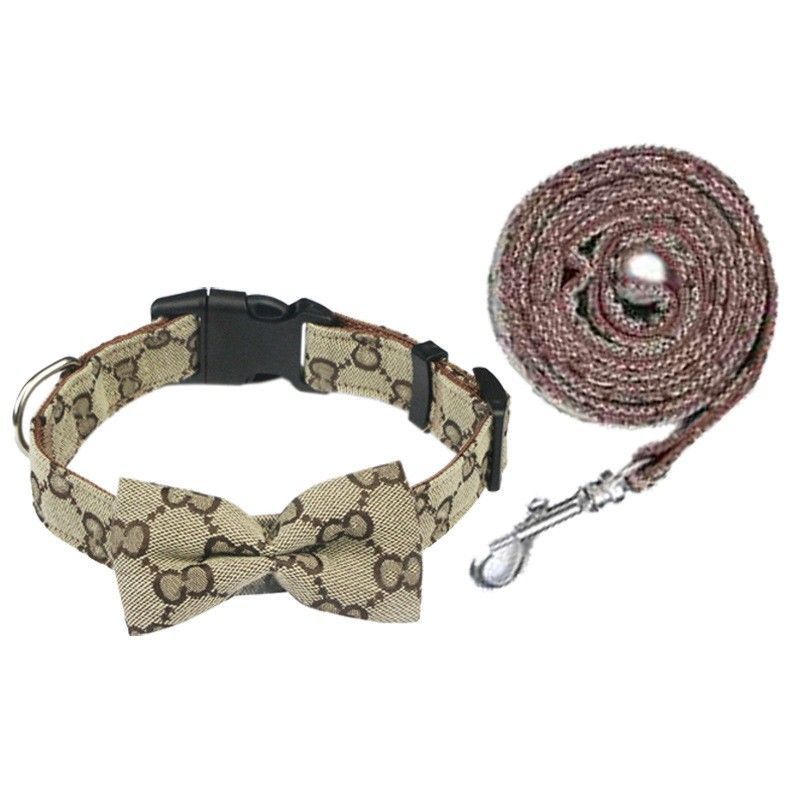 Luxury Bowtie Pet Collars – Designer-Inspired Adjustable Dog & Cat Accessories