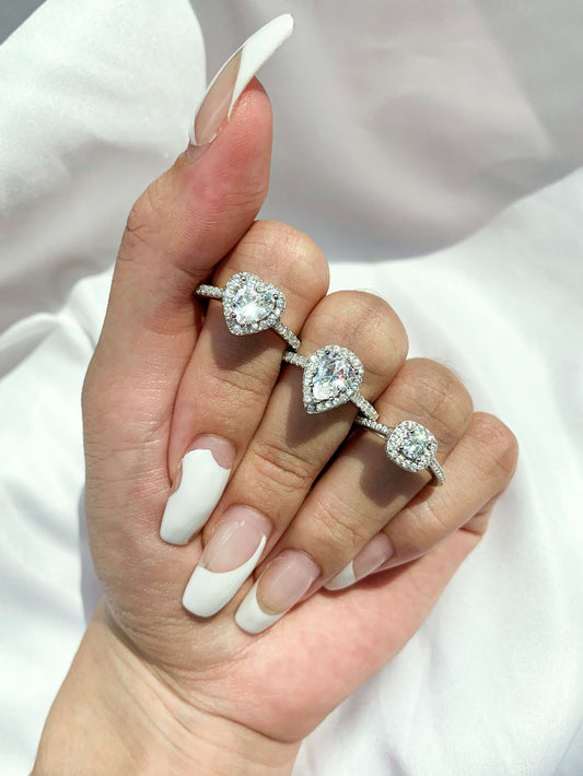 "Sweetheart Sparkle" Heart-Shaped Birthstone Ring 💖💍