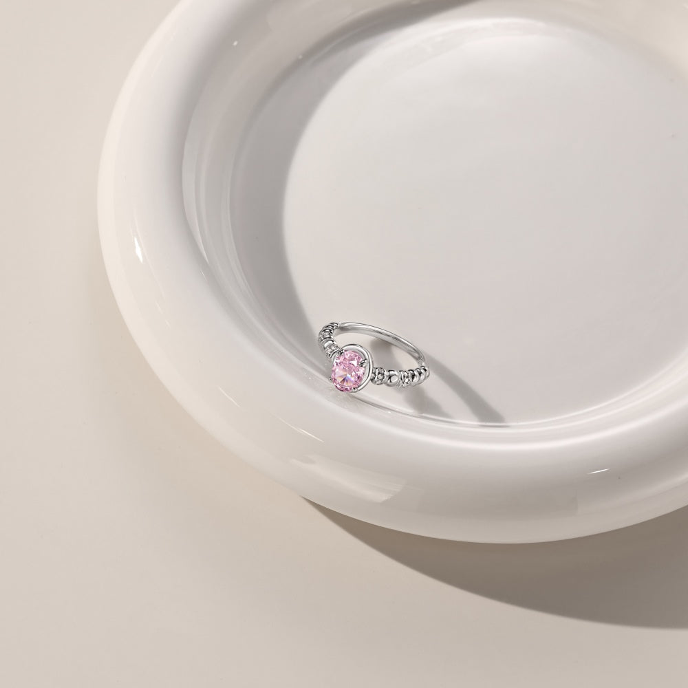 💗 Rosé Glimmer Vintage Ring