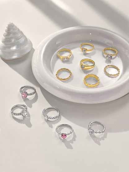 💗 Rosé Glimmer Vintage Ring