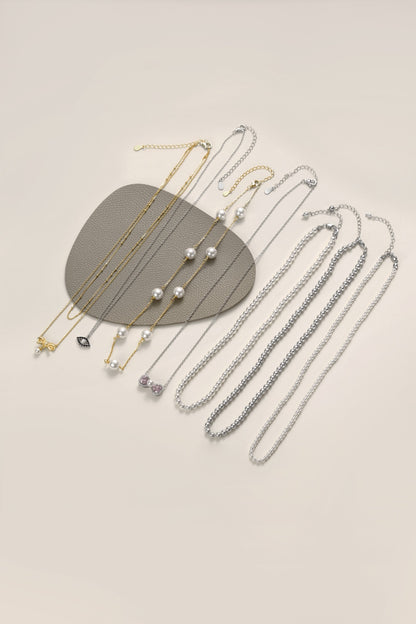 Timeless Pearl Elegance – Double-Strand Choker Necklace