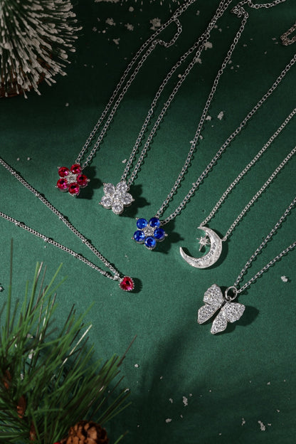 🦋✨ Dainty Pave Butterfly Pendant Necklace – Sparkle in Flight ✨🦋