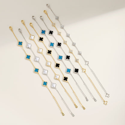 "Starlit Whisper" Delicate Diamond Station Bracelet 🌙