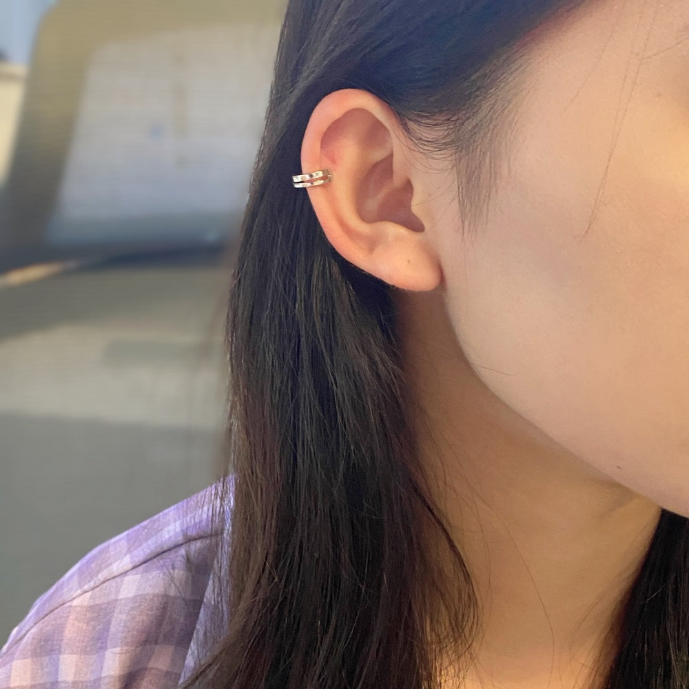 "Clean Cut" Double Band Ear Cuff 📎 ✨
