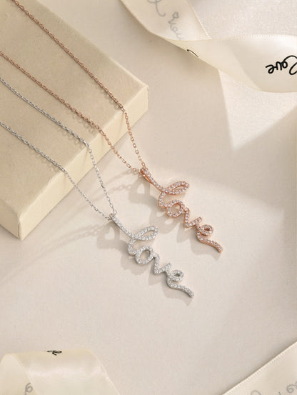 💞 Scripted in Love Necklace
