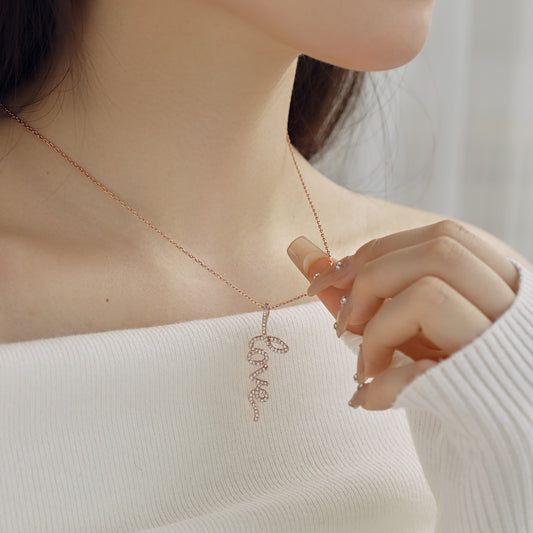 💞 Scripted in Love Necklace