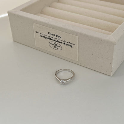 Radiant Elegance" BirthStone Sterling Silver Ring 💍✨