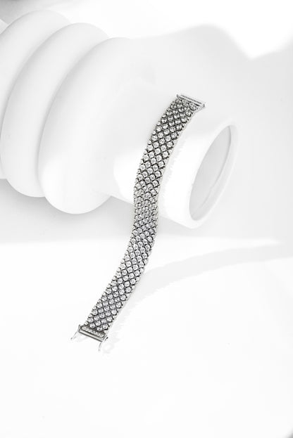"Ice Queen" Full Pavé Diamond-Link Bracelet ❄️💎
