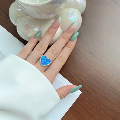 💖💙 Double Heart Magic Ring Set