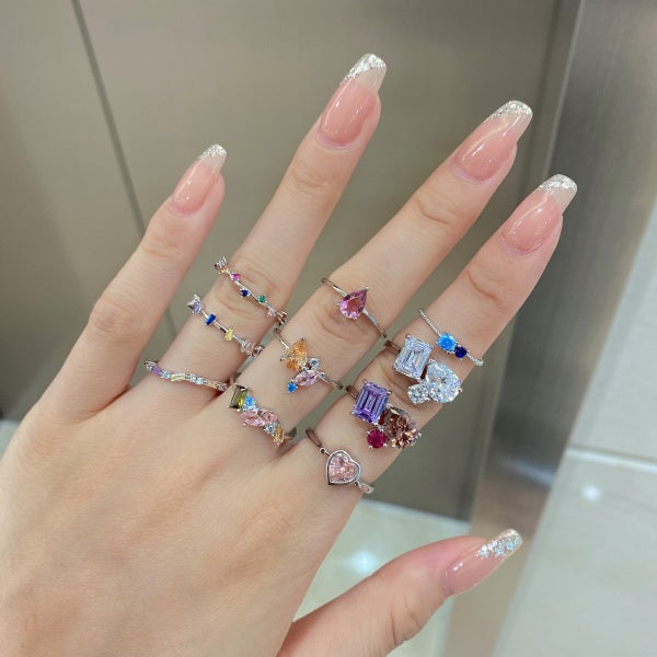 🌈✨ Confetti Spark Ring