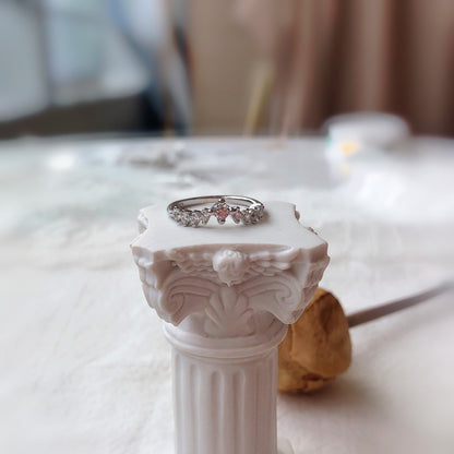 Dainty Chevron Moissanite Stacking Ring 💍