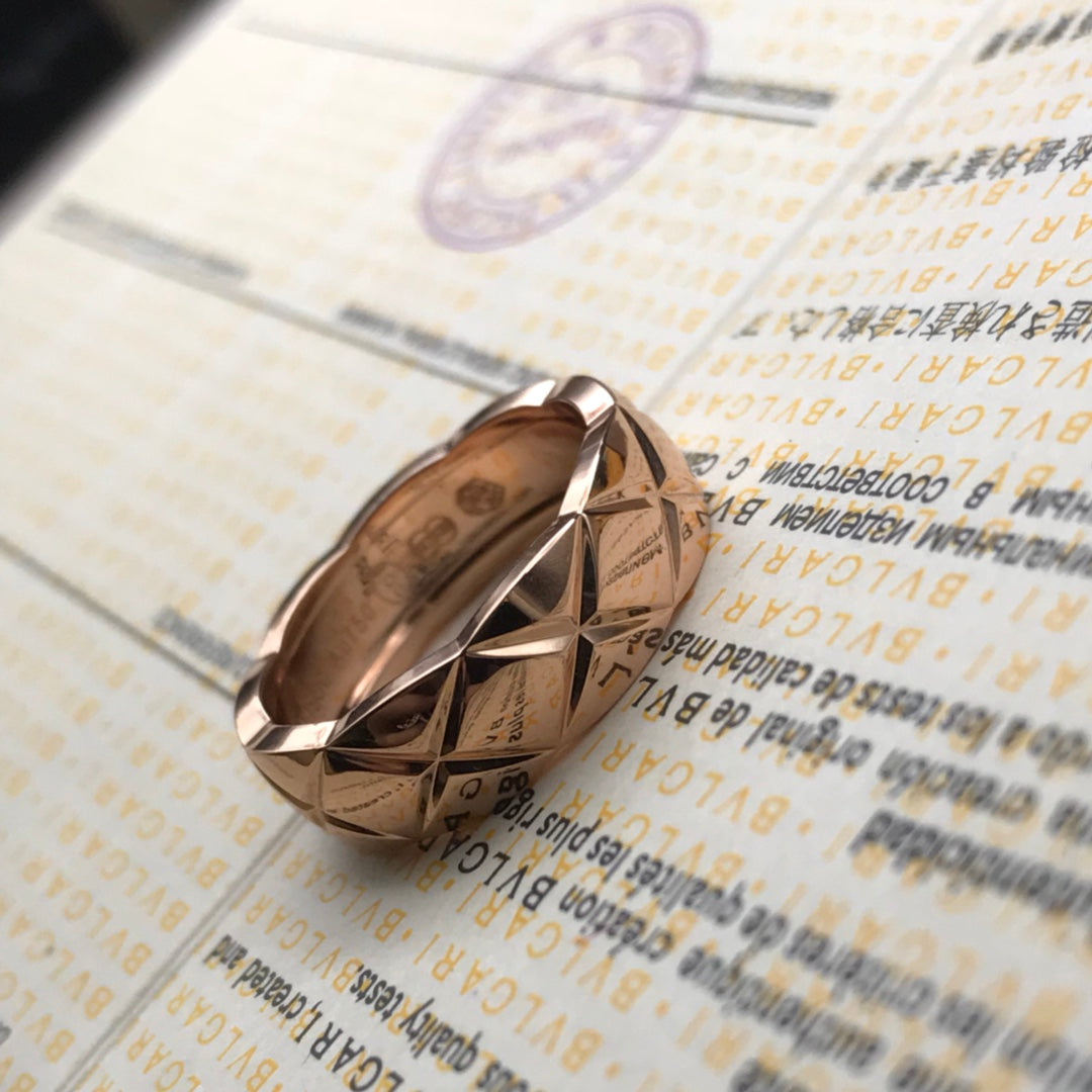 Triple Threat: Quilted Sparkle Rings in Gold, Silver & Rose Gold